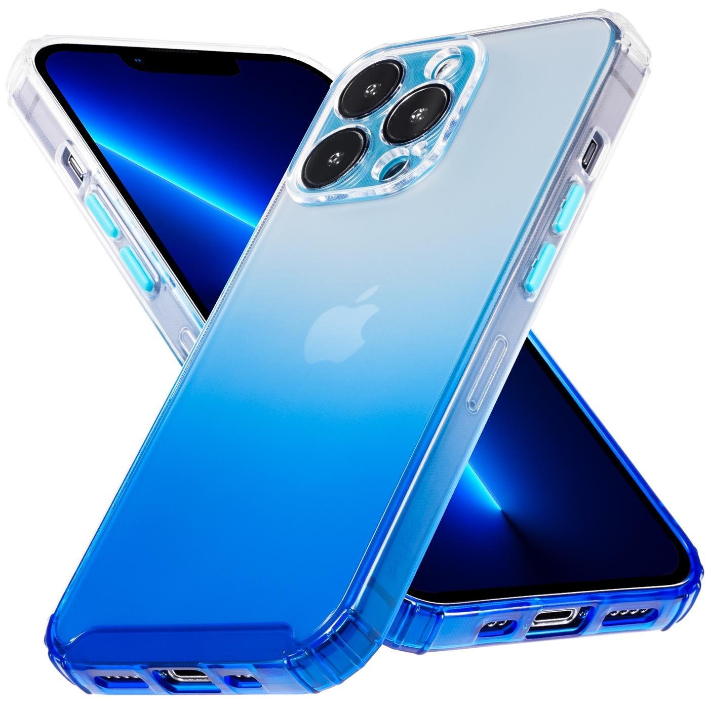 CoolGadget Handyhülle Farbverlauf Twilight Hülle für Apple iPhone 13 Pro Max 6,7 Zoll, Robust Hybrid Cover Kamera Schutz Hülle für iPhone 13 Pro Max Case