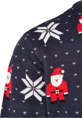 URBAN CLASSICS Strickpullover Herren Nicolaus And Snowflakes Sweater (1-tlg)