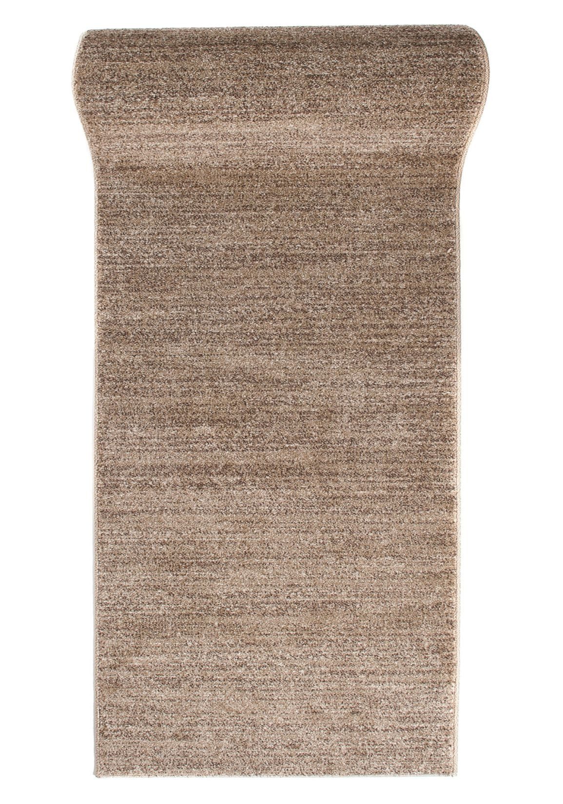 Mazovia Läufer Modern Einfarbig Beige Creme Flur, Schlafzimmer, Diele, Fußbodenheizung
