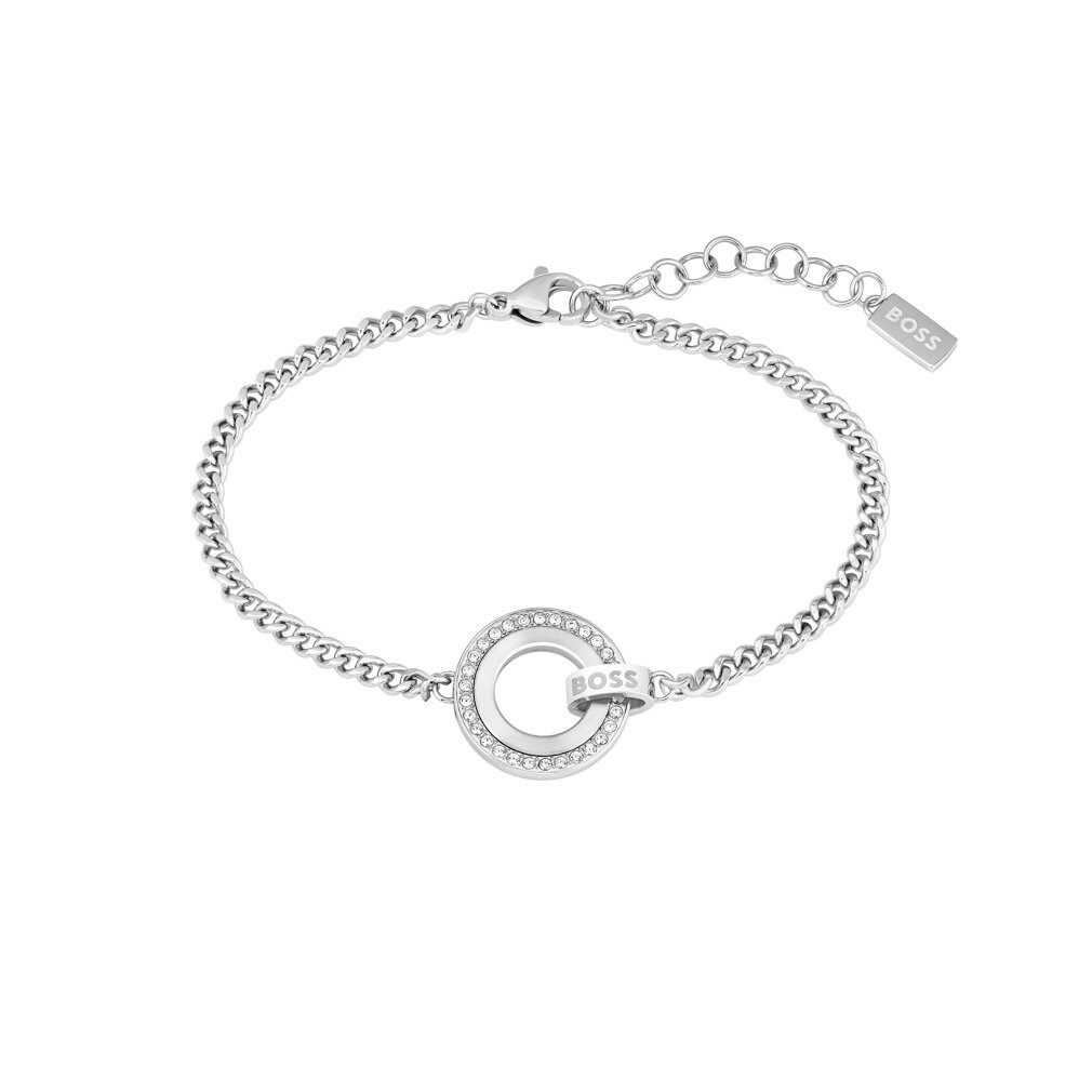 BOSS Armband Charmantes Stahlarmband mit Zirkonen 1580509