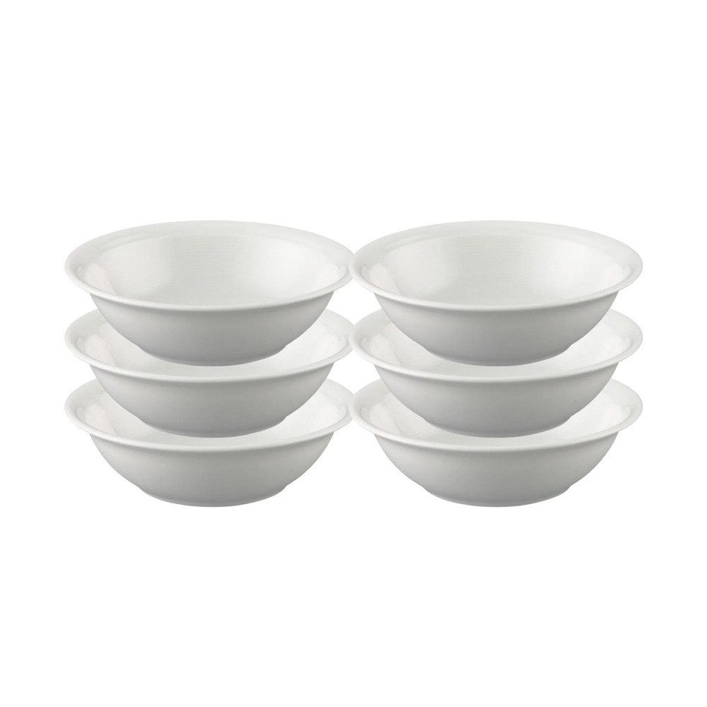 Thomas Porzellan Schale Thomas Trend Weiss Schale/Bowl Ø 17 cm 6er Set, Porzellan, (Set)
