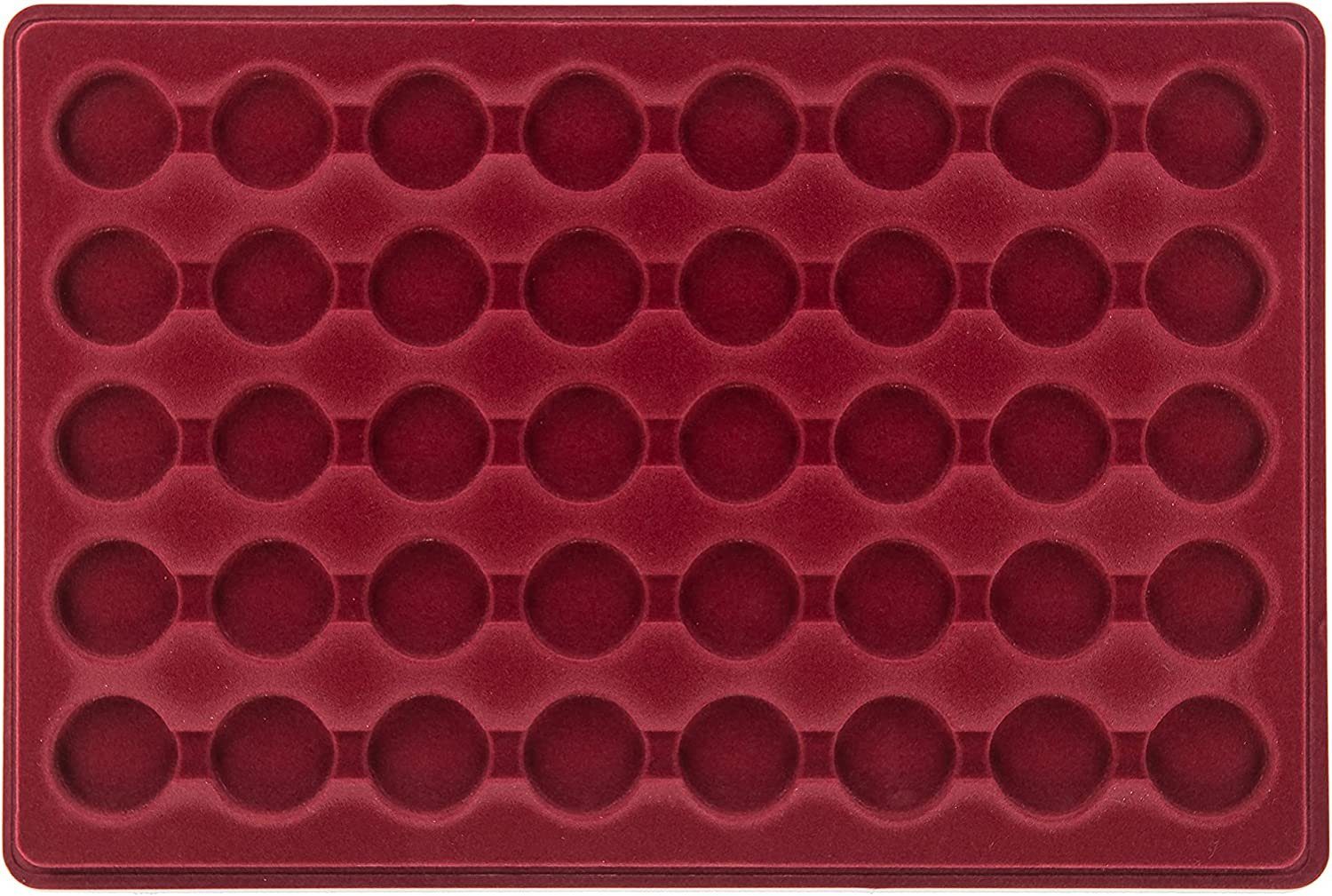 MC.Sammler Münzetui Münztableau + 40 STK Münzkapseln 26mm für 2 Euro Münzen