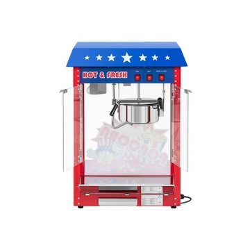 Royal Catering Popcornmaschine Popcornmaschine Popcornmaker Popcornautomat 1600W 5kg/h USA Design