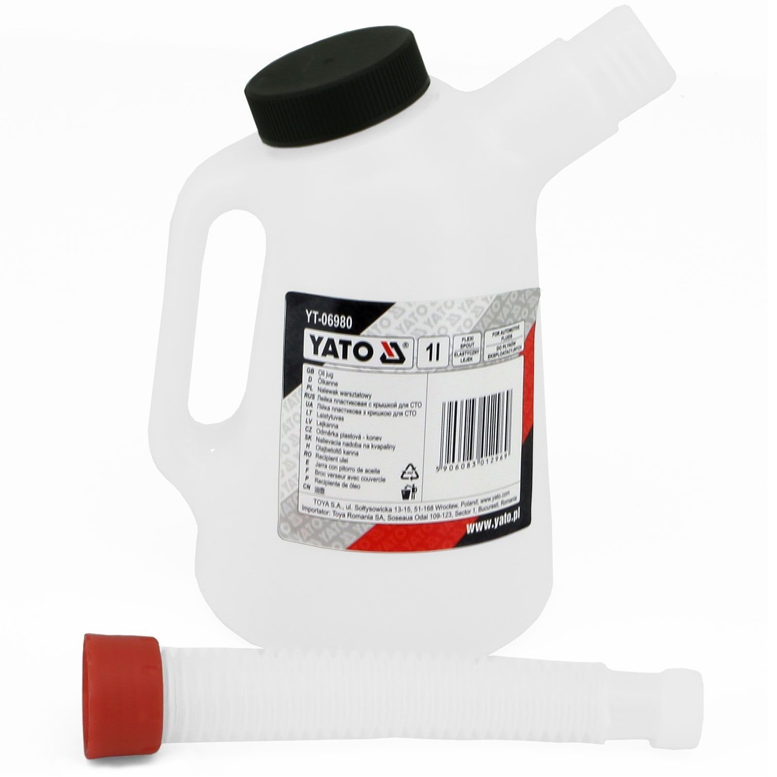 Yato Ölkanne Ölkanne 1 Liter Behälter flexiblen Ausgießer YT-06980, 1 l, (1 Stück)