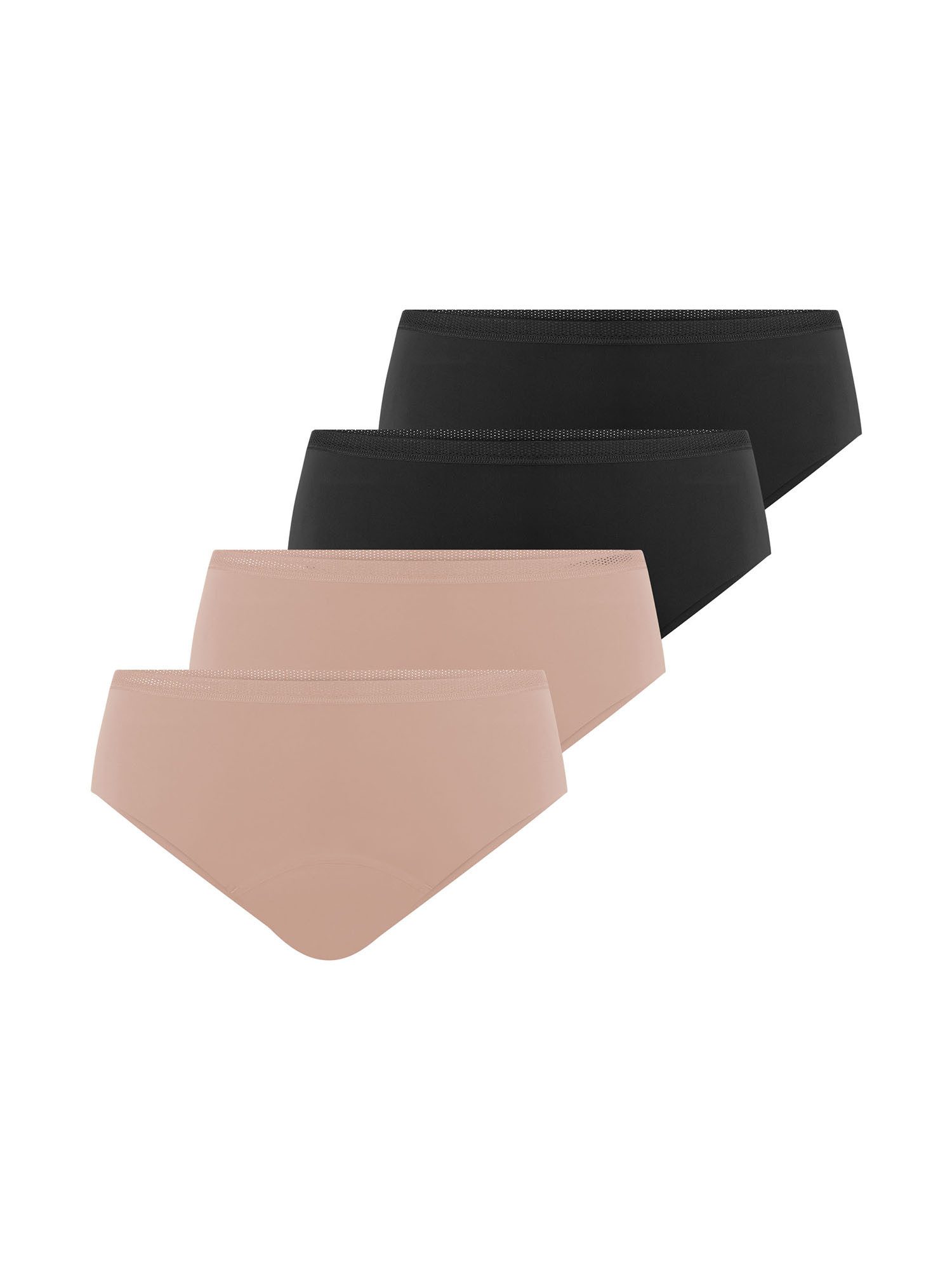 Nur Die Periodenslip Probierpack Alles Geregelt mittelstark extrastark (4-St) Menstruationsslip, waschbar, Periodenpanty