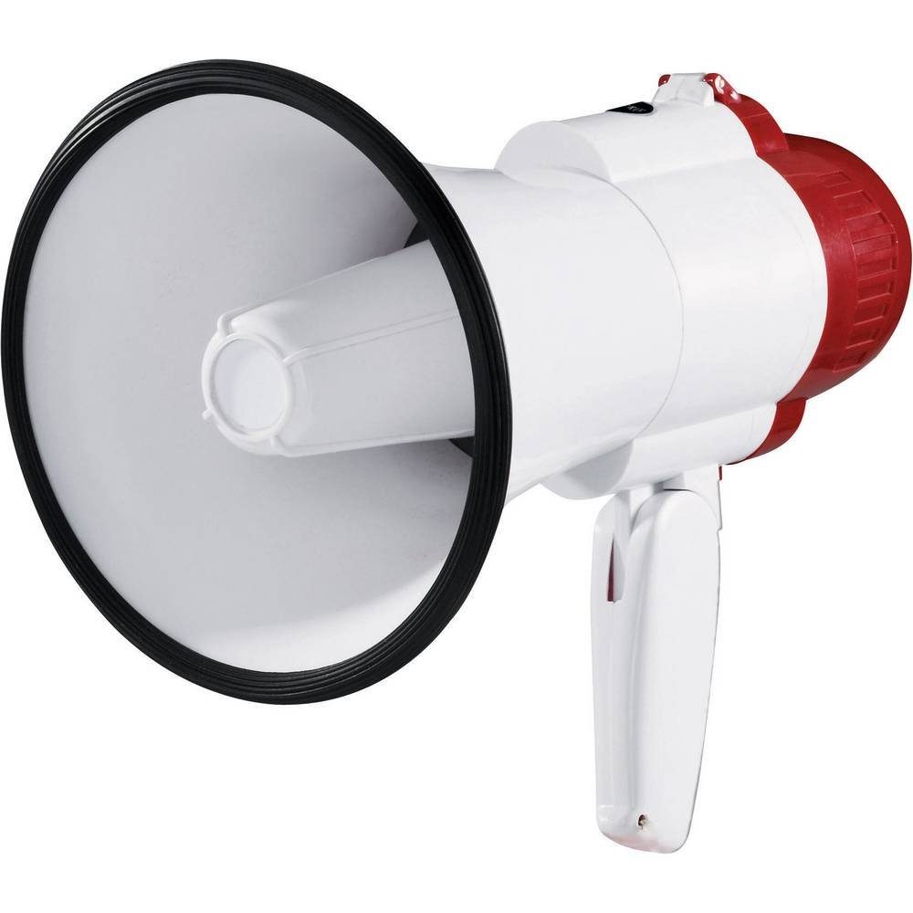 SpeaKa Professional Megafon Megaphon, integrierte Sounds, mit Haltegurt