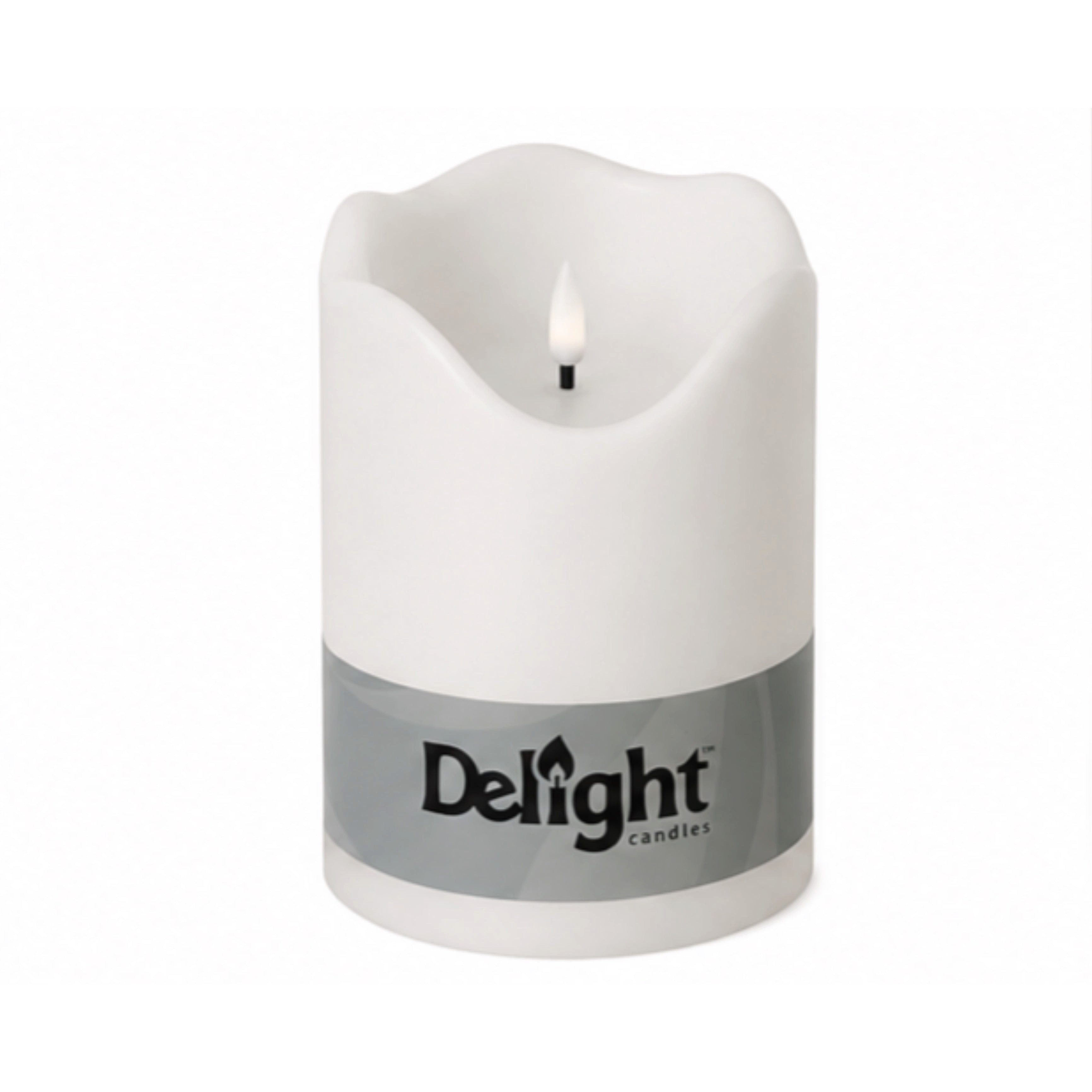 Deluxe Homeart LED-Kerze Outdoor LED Kerze 20 cm mit Timer – Delight Candles von Deluxe Homeart