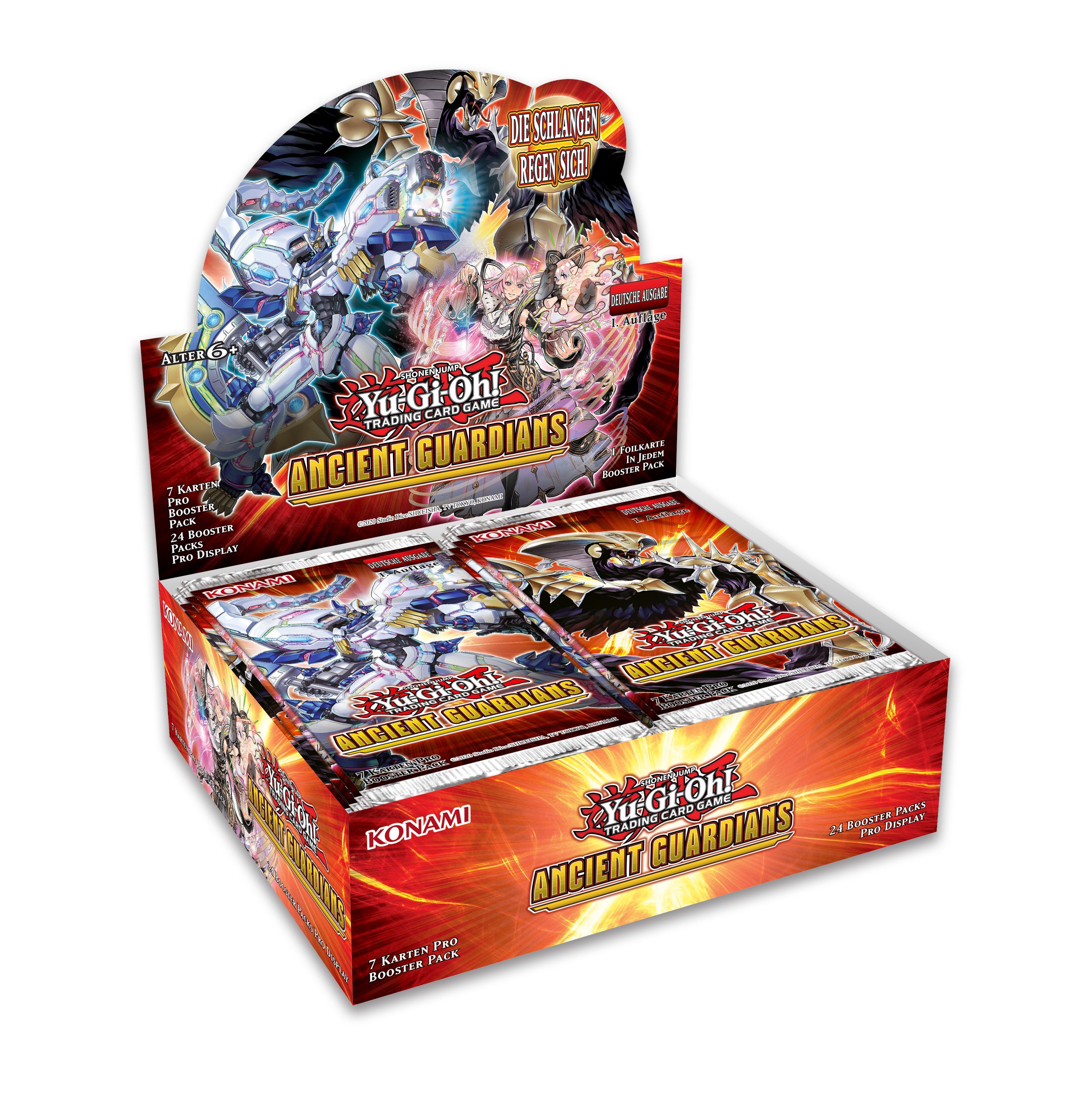 Konami Sammelkarte YU-GI-OH! ANCIENT GUARDIANS 1. AUFLAGE 24ER BOOSTER DISPLAY Deutsch