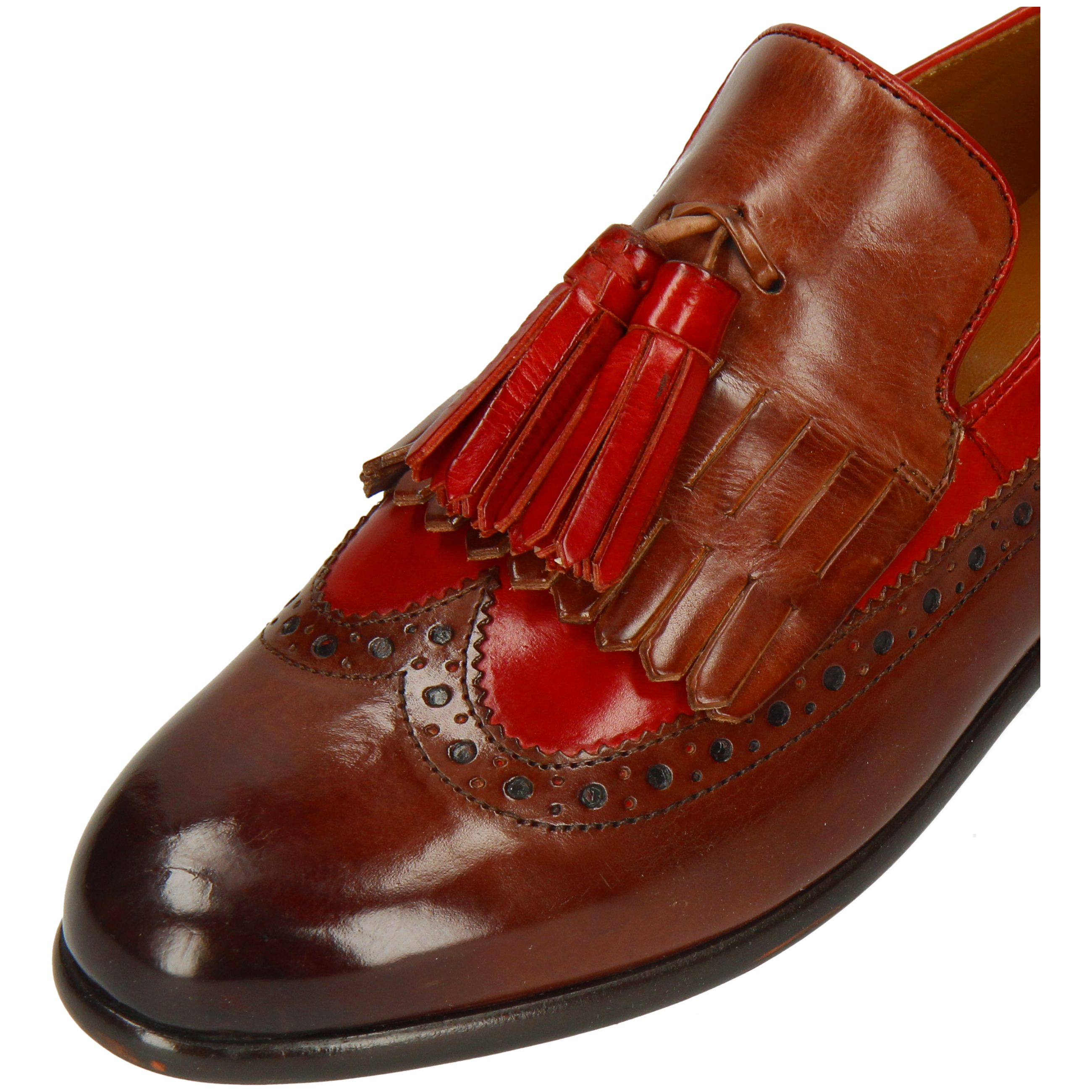 Crust & 3 Melvin Crust Texas Hamilton Loafer Selina Red