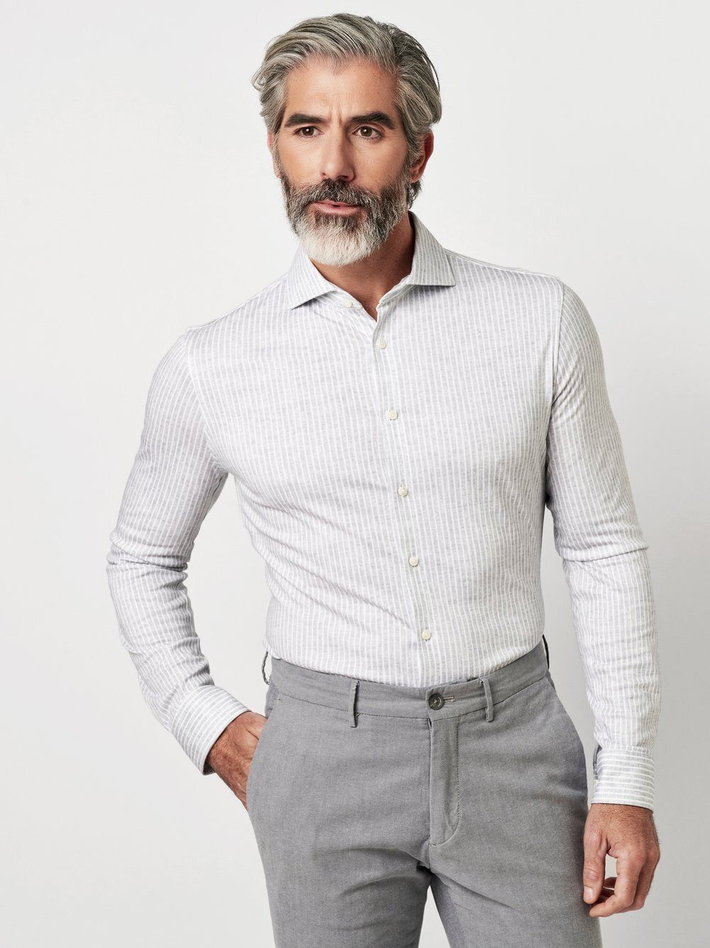 DESOTO Businesshemd Luxury Hai aus Jersey günstig online kaufen