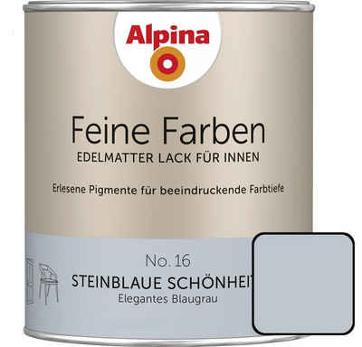 Alpina Wandfarbe Alpina Feine Farben Lack No. 16 Steinblaue
