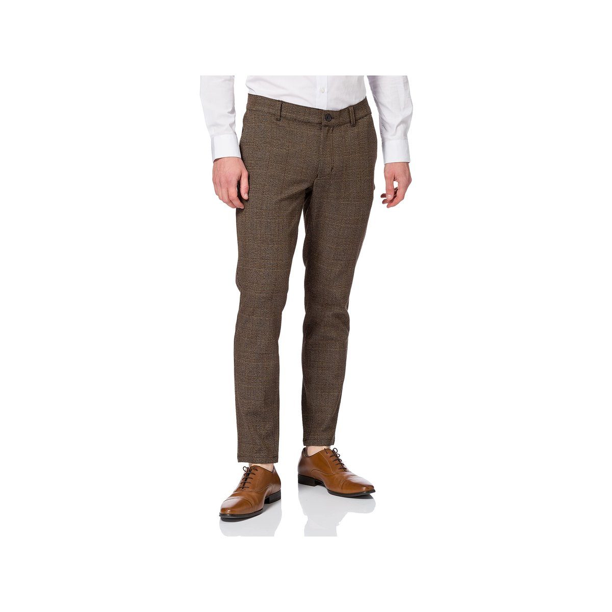 ONLY & SONS Stoffhose grau regular (1-tlg)