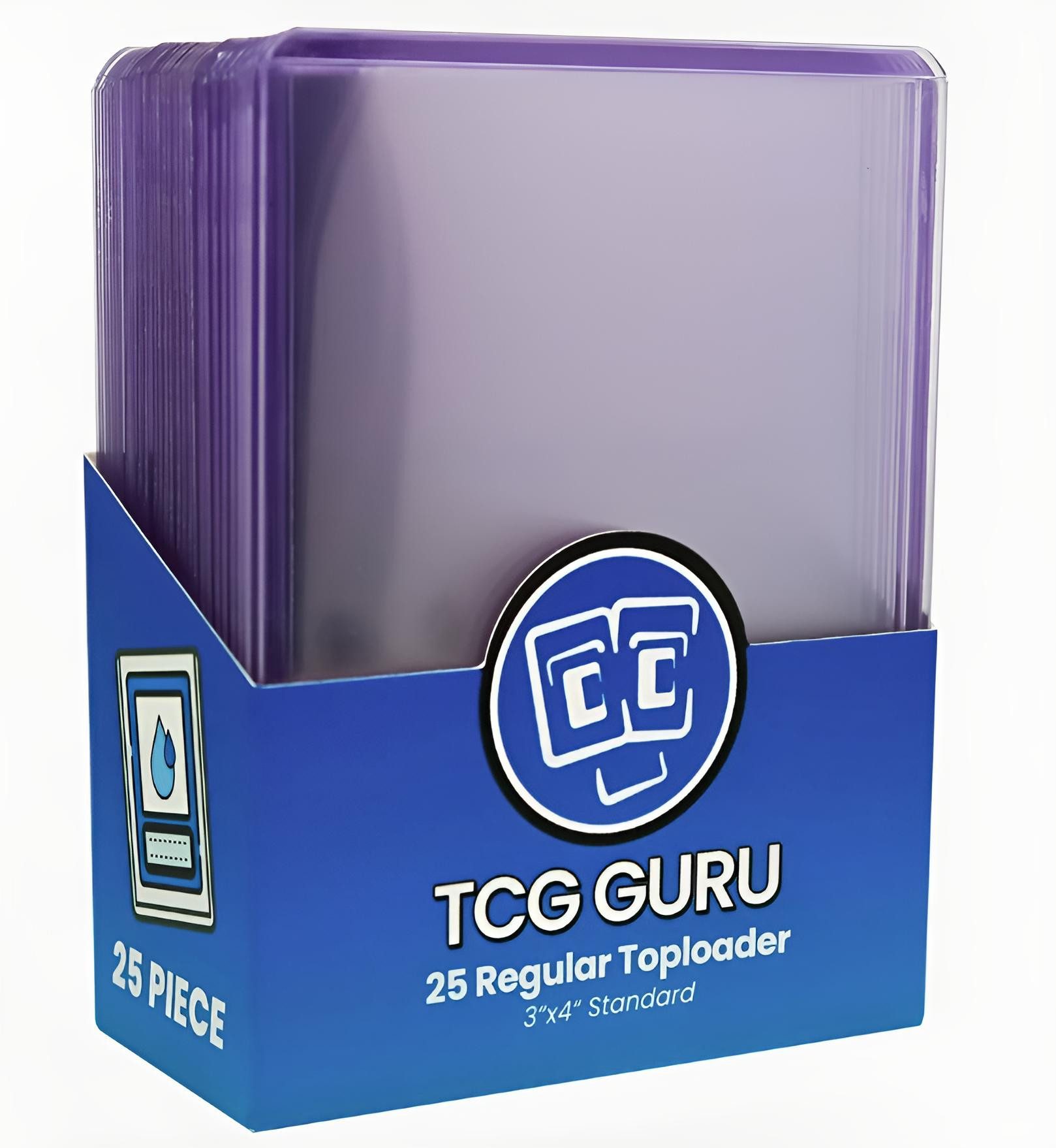 Sammelkarte TCG Guru Regular Toploader 3" x 4" (25 ct)
