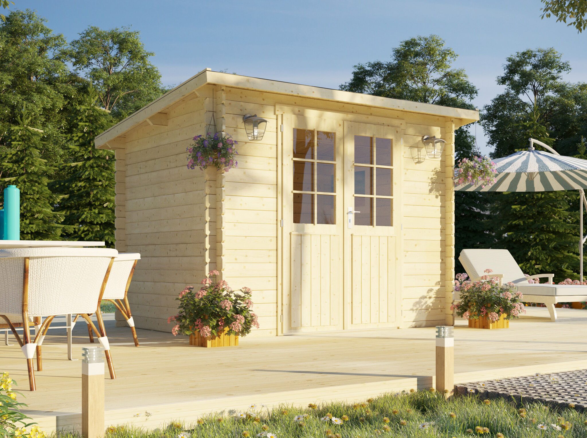 Fjordholz Gartenhaus Annika 28 A
