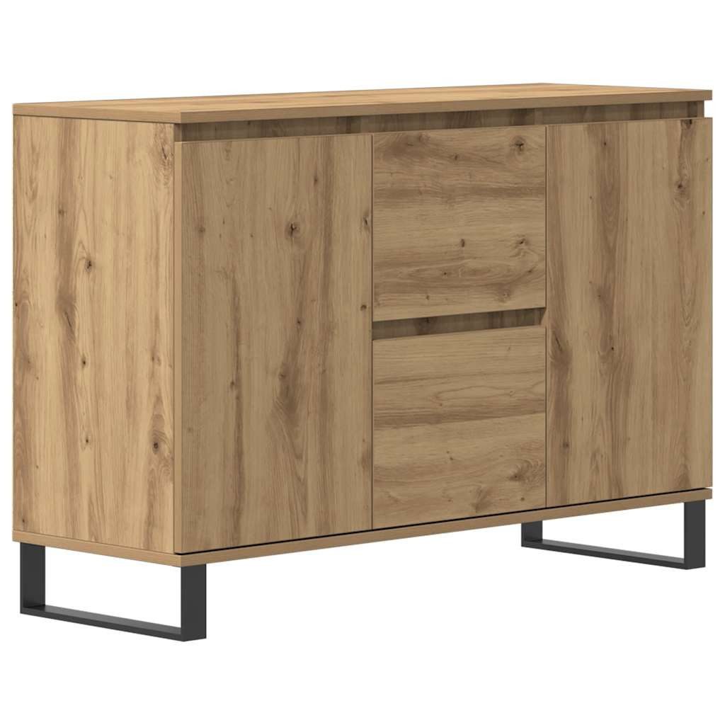 vidaXL Sideboard Sideboard Artisan-Eiche 101,5x35x70 cm Holzwerkstoff (1 St)
