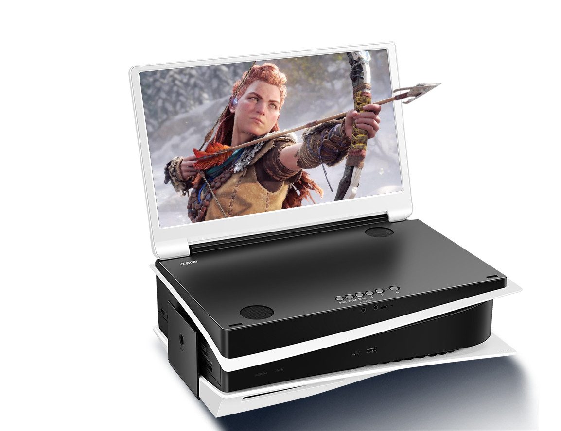Tekoo Tragbarer Gaming Monitor 15,6 Zoll 4K UHD IPS HDR für PlayStation 5 Gaming-Monitor (3840 x 2160 px, 4K Ultra HD, 4 ms Reaktionszeit, 60 Hz, IPS, Passgenau für PlayStation 5, HDR Unterstützung, AMD FreeSync)