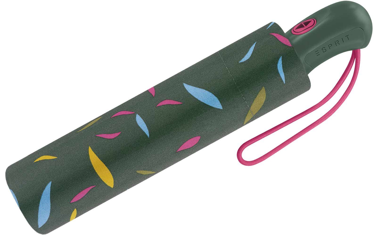 Esprit Taschenregenschirm schöner Schirm für Damen mit Auf-Zu Automatik, das besondere Design als Eyecatcher