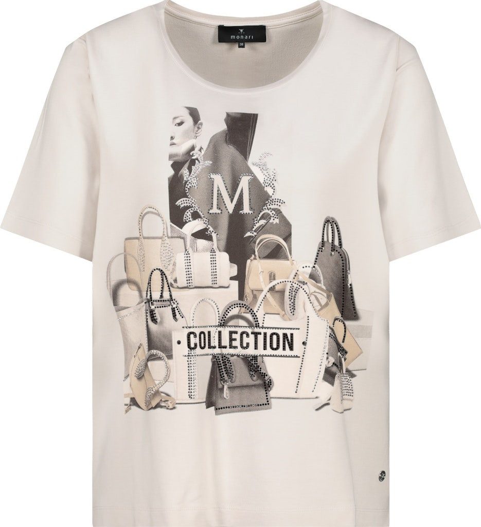 Monari Rundhalsshirt, mit Glitzersteinchen günstig online kaufen