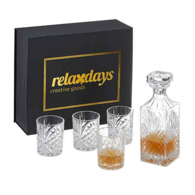 relaxdays Whiskyglas 5-teiliges Whisky Set, Glas
