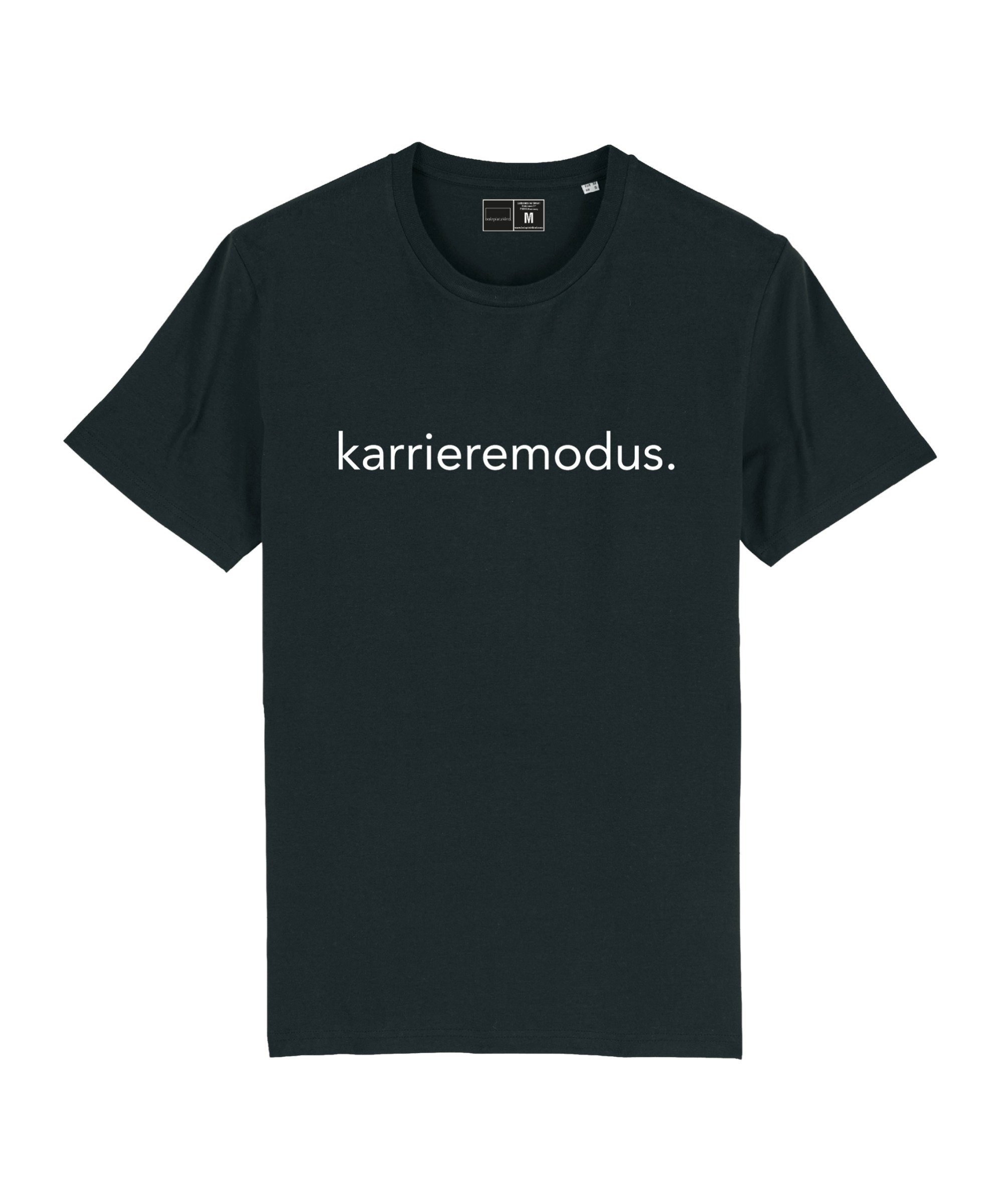 Bolzplatzkind T-Shirt "Karrieremodus" T-Shirt Nachhaltiges Produkt schwarz