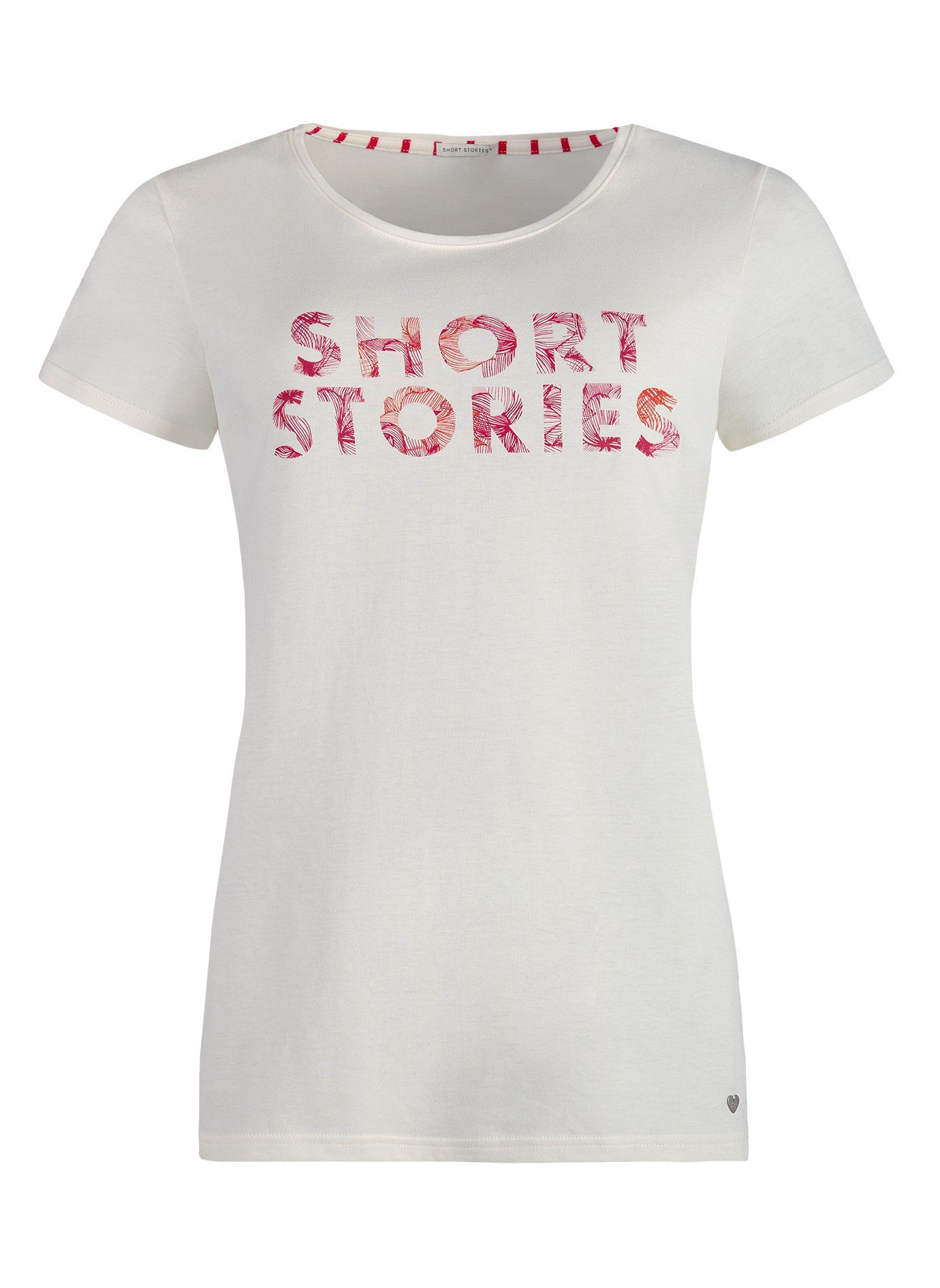 Sanetta Schlafanzug Short Stories Damen Schlafanzugoberteil Shirt kurzarm
