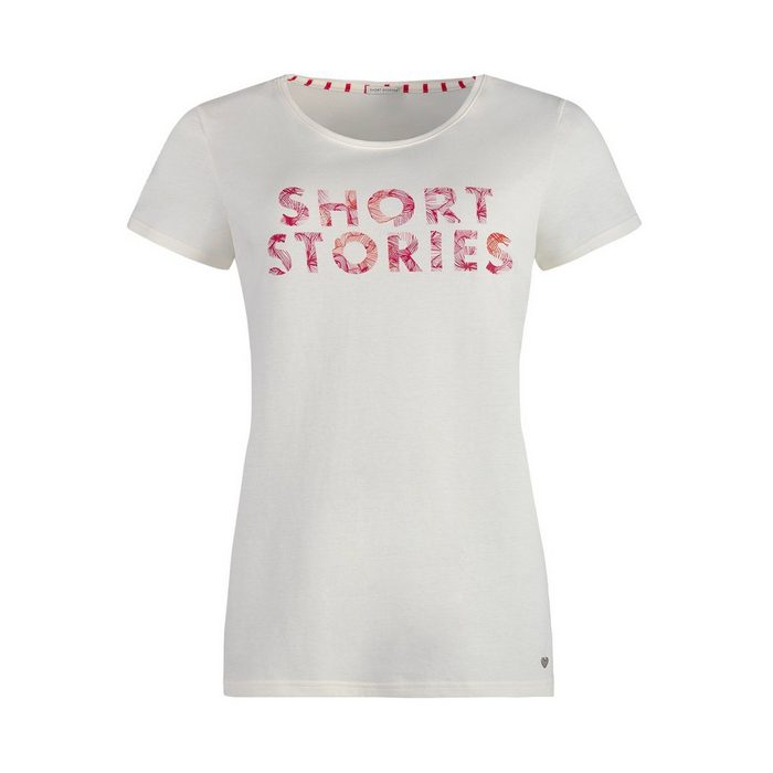Sanetta Schlafanzug Short Stories Damen Schlafanzugoberteil Shirt kurzarm