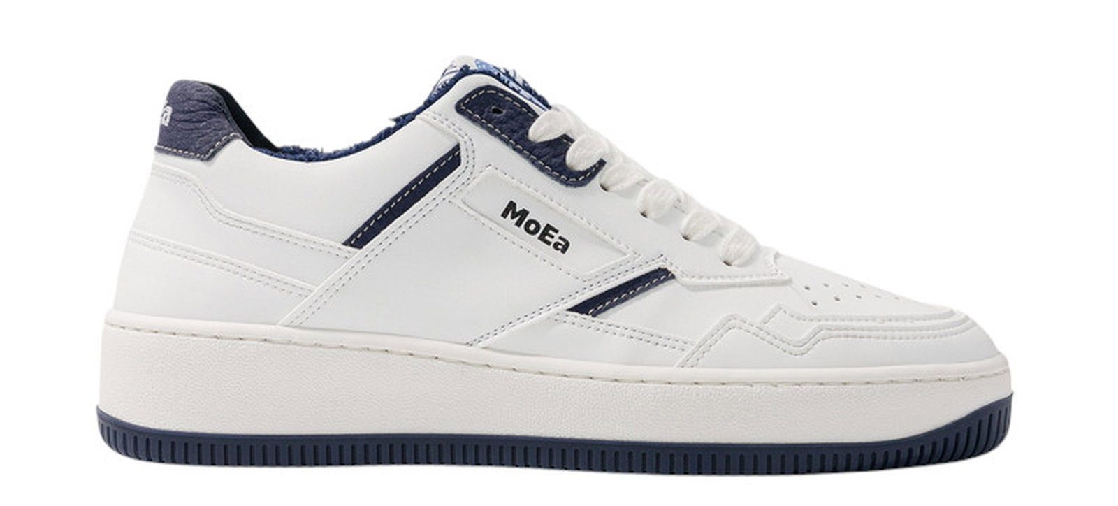Moea Gen1 - Mushroom Light - weiss/navy Sneaker