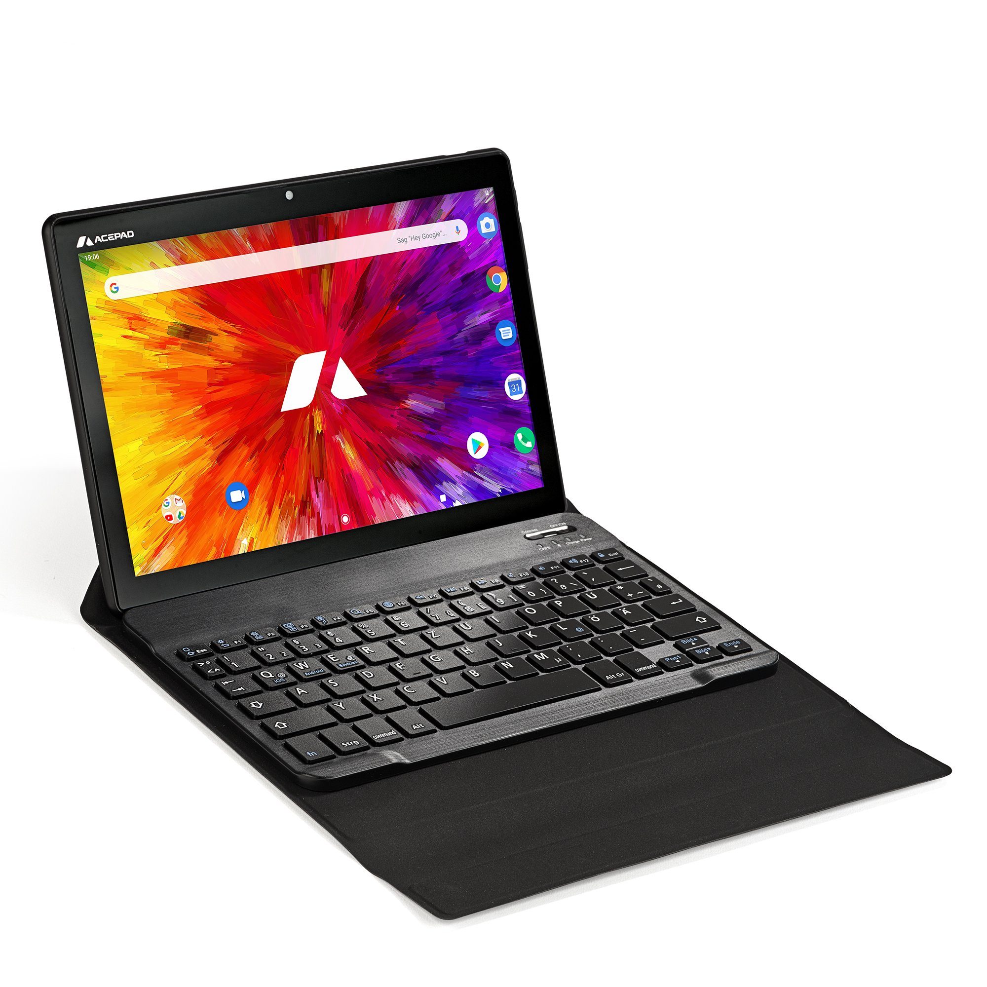 Acepad TB10 Tablet-Tastatur Tablets 10, 11 (für Zoll), 9, Nutzung) für alle Flexi flexibel, (8, heimische