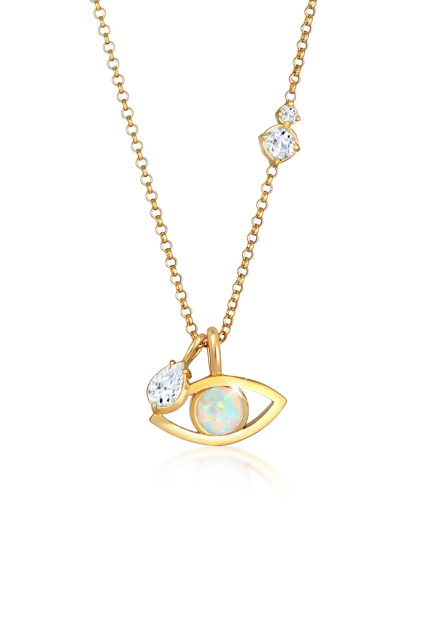 Kette mit Anhänger Evil Eye Türkis günstig online kaufen