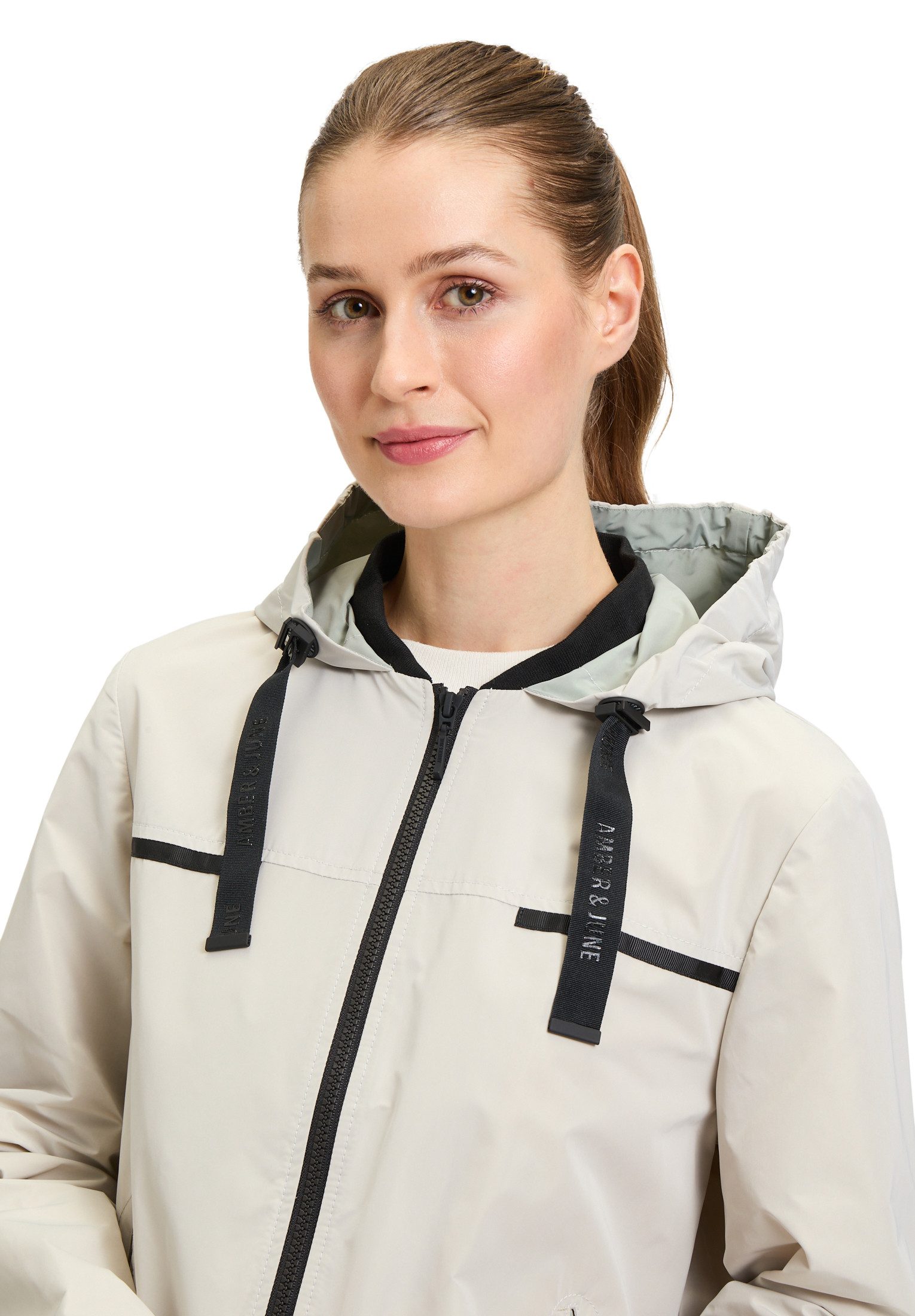 Amber & June Sommerjacke Damen mit Kapuze