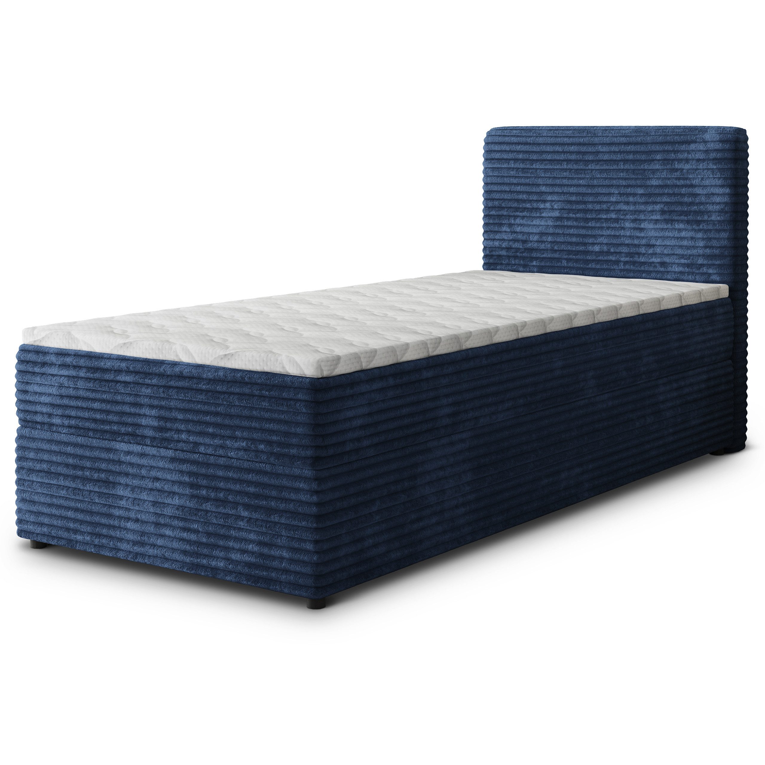 Masseno Boxbett PISA 80x200 cm mit Bonell Matratze und Topper