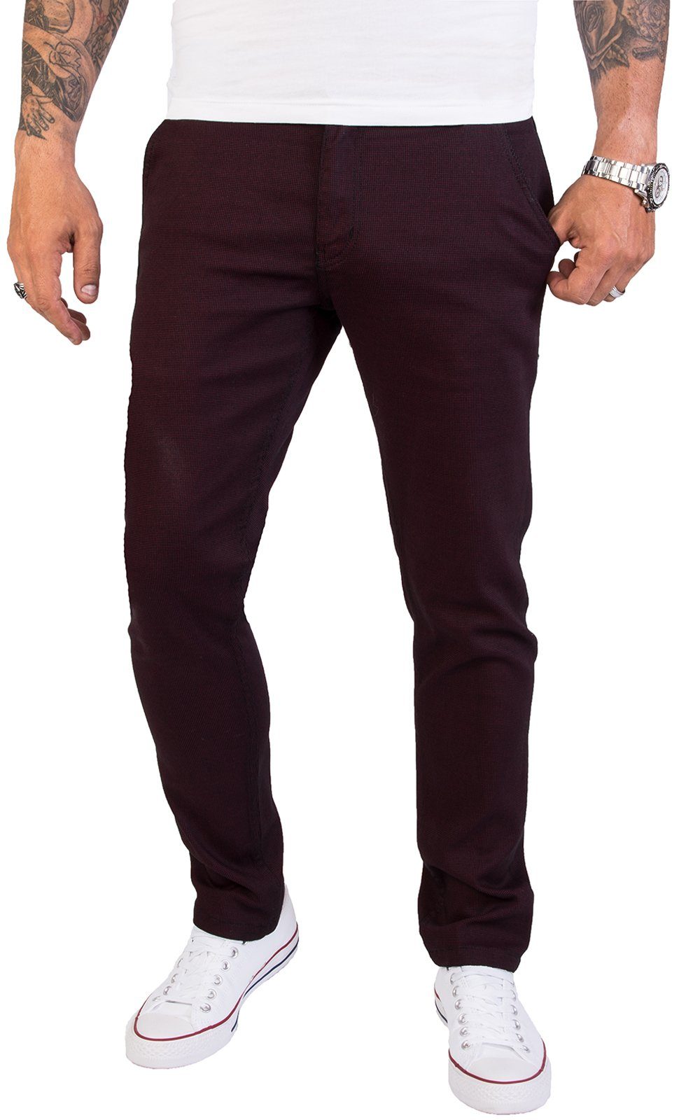 Rock Creek Chinohose Herren Slim Fit Chinohose RC-2154