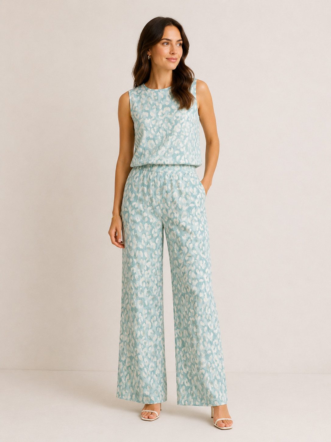 Vila Stoffhose VILIMIA PRI HW PANTS/PB