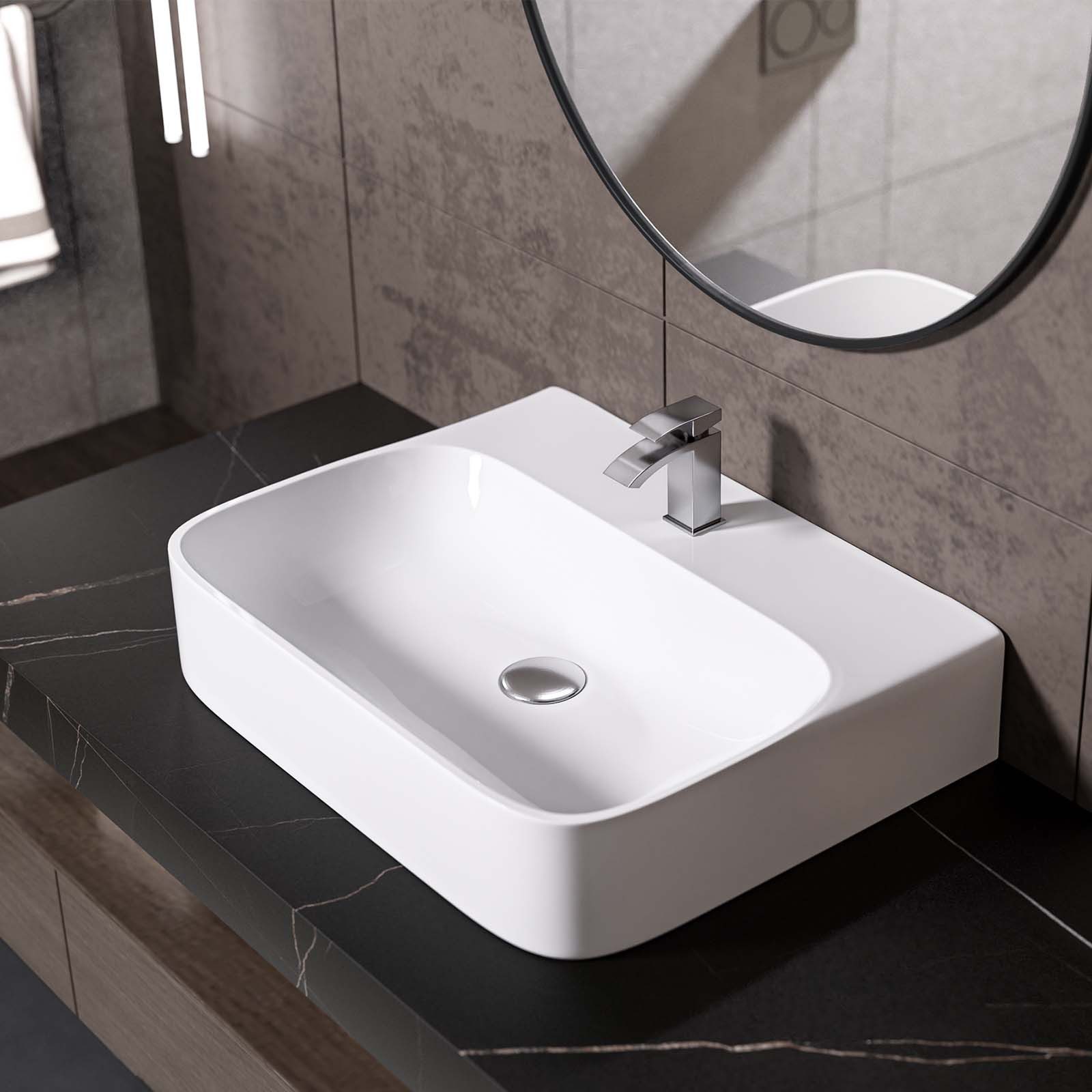 EMKE Aufsatzwaschbecken Kleines Handwaschbecken für Badezimmer günstig online kaufen