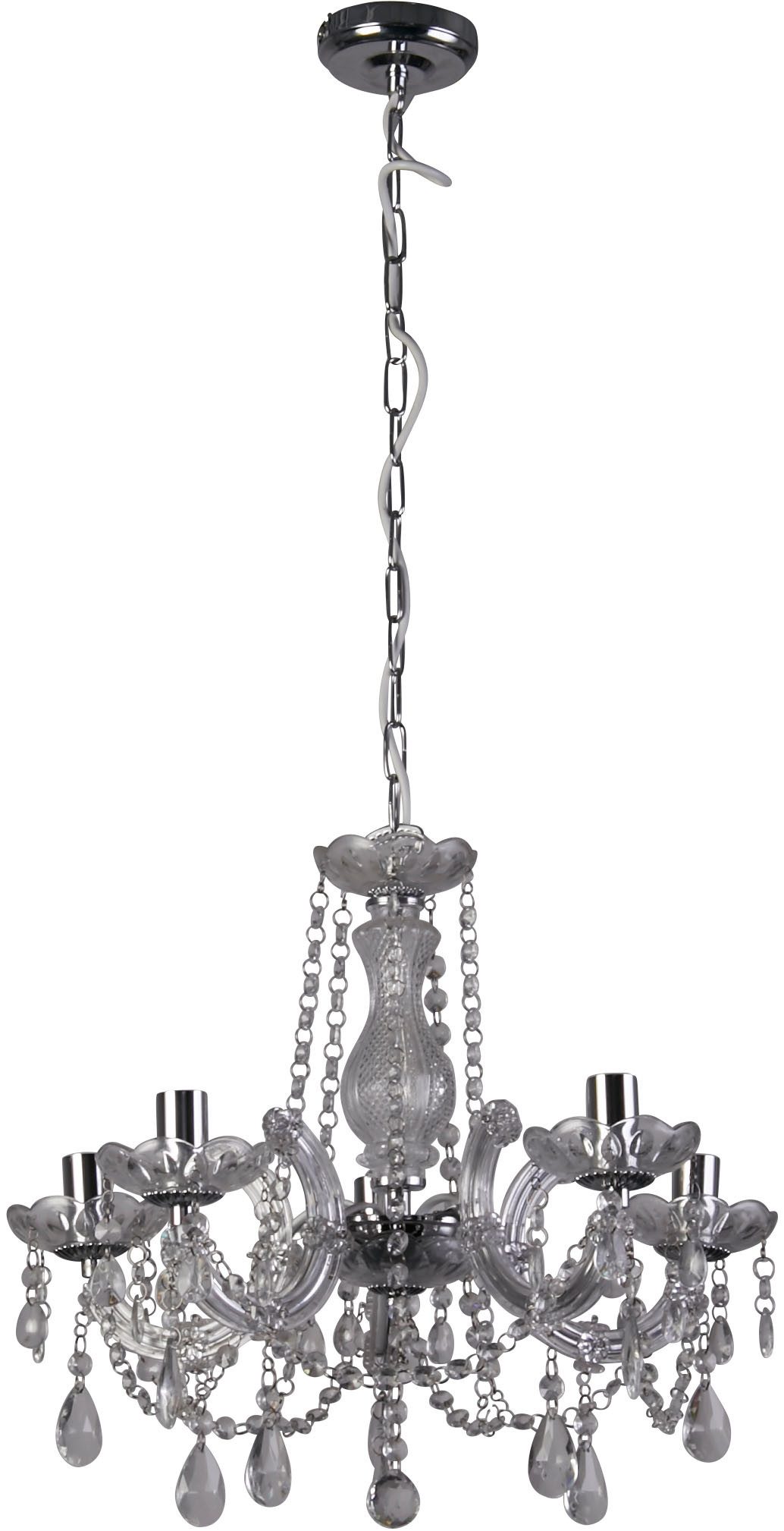 Searchlight Kronleuchter Marie Therese 5Lt Pendant, Leuchtmittel wechselbar
