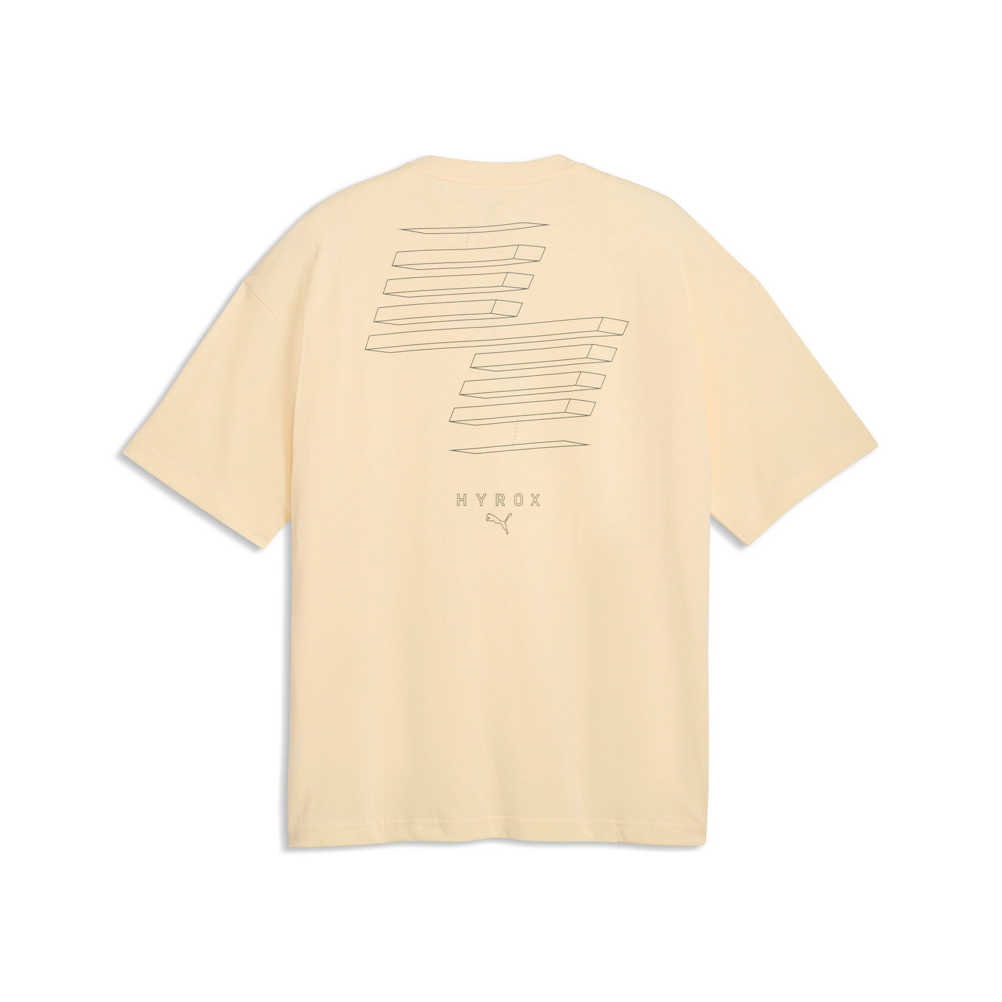 PUMA Trainingsshirt M X HYROX LIFESTYLE TEE regular fit, Kurzarm, Rundhalsausschnitt, für Fitness-Workout