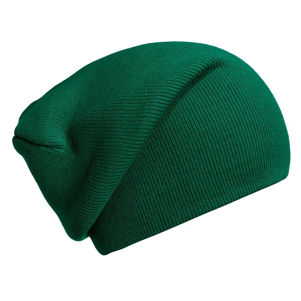 DonDon Beanie Schlauchmütze Mütze (Packung, 1-St) Wintermütze, klassischer Slouch-Beanie