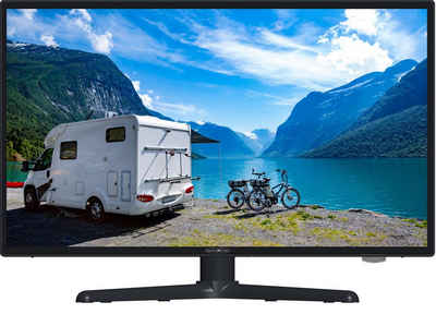 Reflexion LDDW240+ LED-Fernseher (60,00 cm/24 Zoll, Full HD, DC IN 12 Volt / 24 Volt, Netzteil 230 Volt, Fernseher für Wohnwagen, Wohnmobil, Camping, Caravan, mit integriertem DVD-Player)