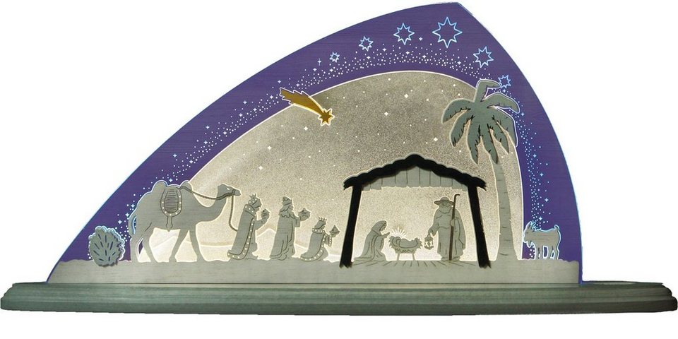 Weigla Lichterbogen Christi Geburt, Weihnachtsdeko, in 3D Optik