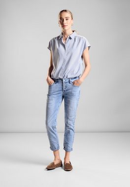STREET ONE Comfort-fit-Jeans mit Knopfleiste