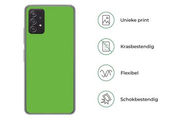 MuchoWow Handyhülle Grün - Farben - Natur, Phone Case, Handyhülle Samsung Galaxy A53, Silikon, Schutzhülle