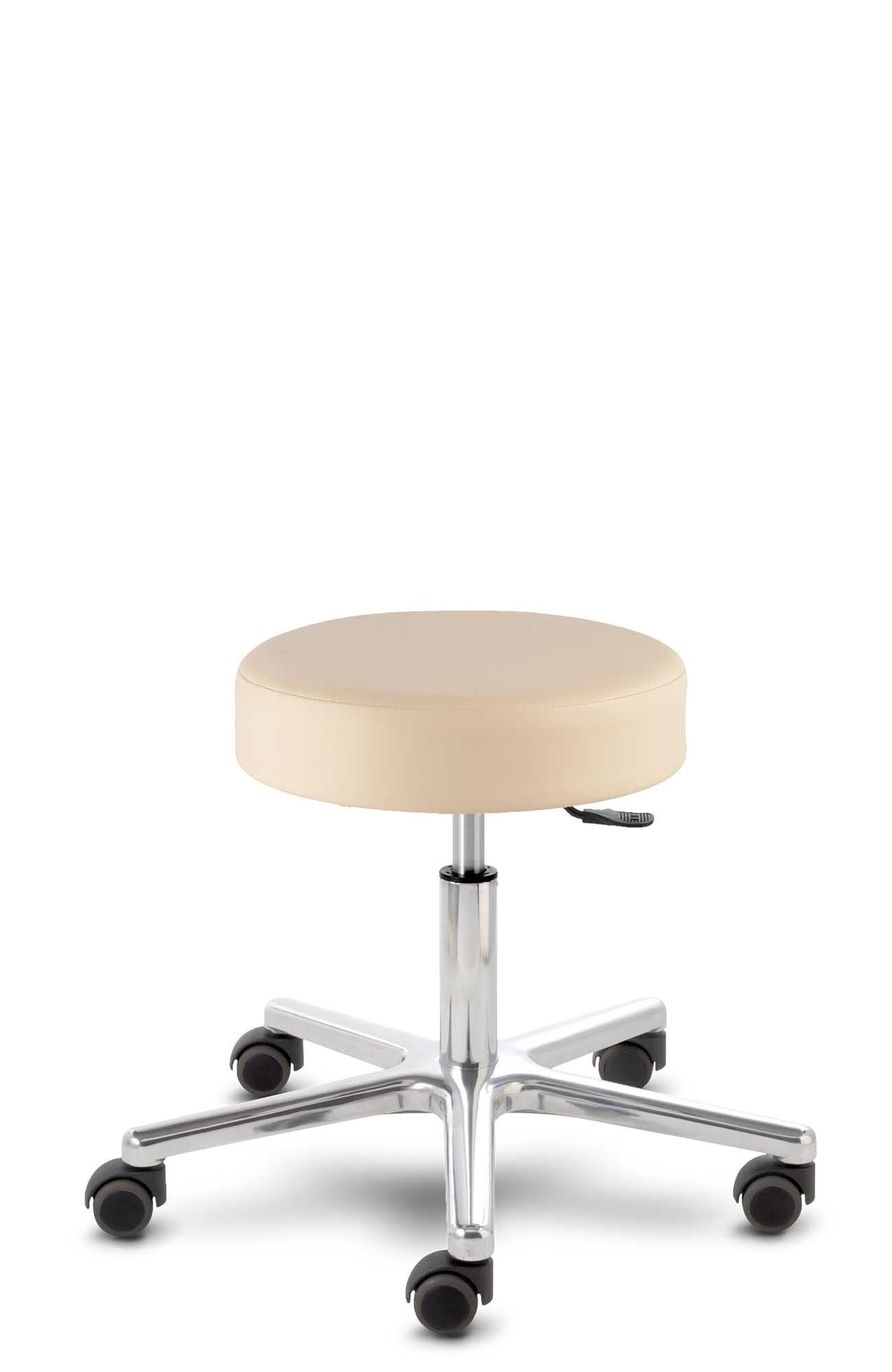 Prova Nova Arbeitshocker Rollhocker puffi® 4100, Sitzhöhe ca. 46 - 62 cm