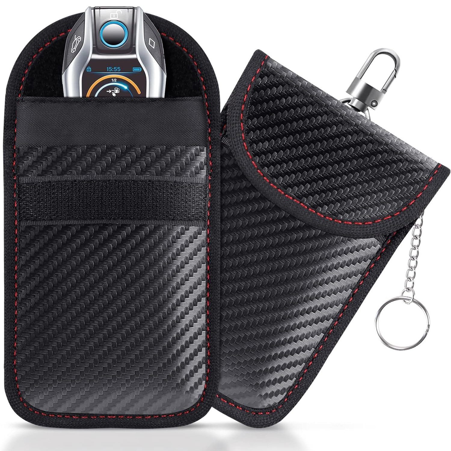 RFID Autoschlüssel Keyless Go Schutz Box der Fahrzeugschlüssel, Faraday Bag  Schlüsseltasche : : Baumarkt