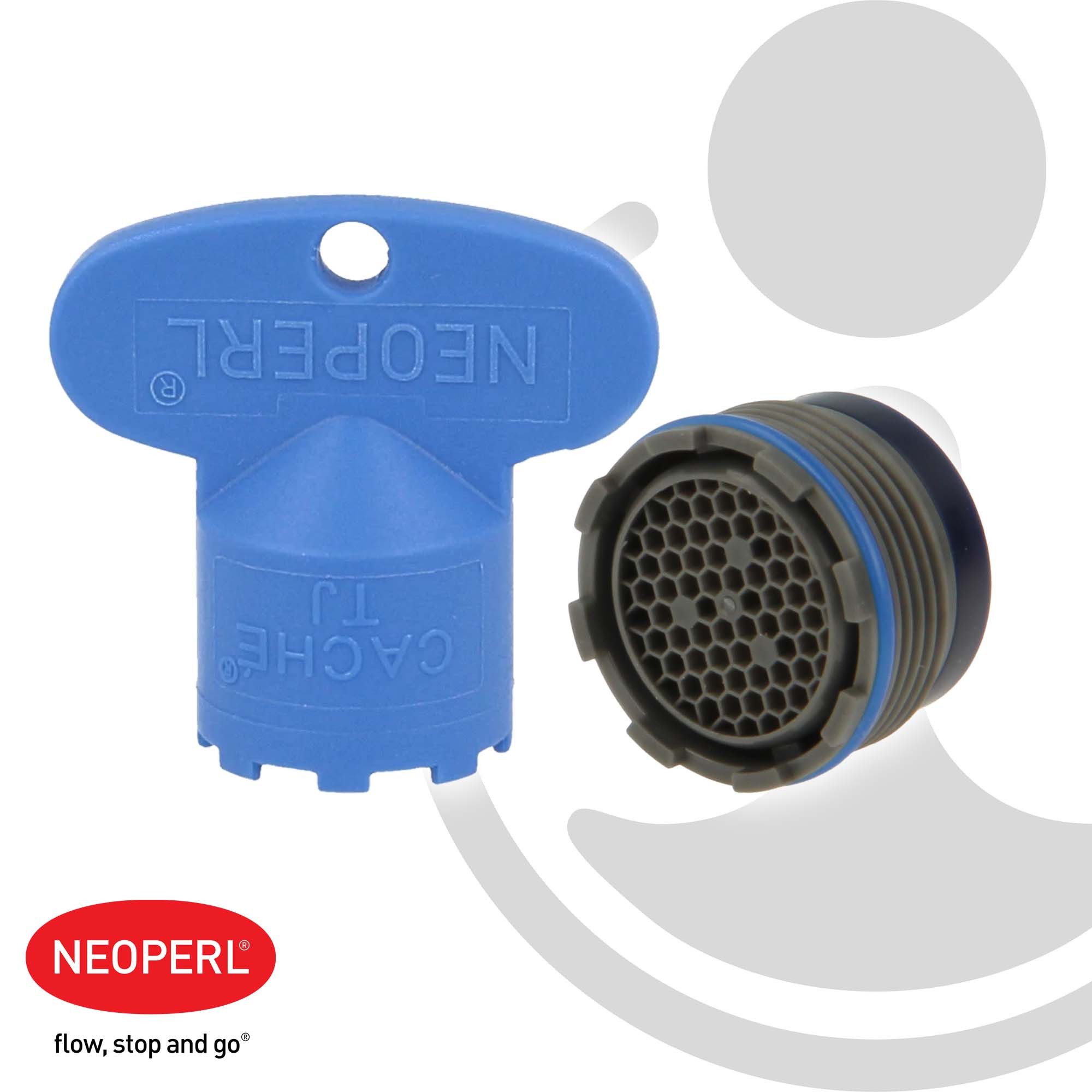Neoperl Strahlregler CACHÉ HONEYCOMB TJ/M18.5x1 Strahlregler mit Schlüssel – Bild 2 von 5