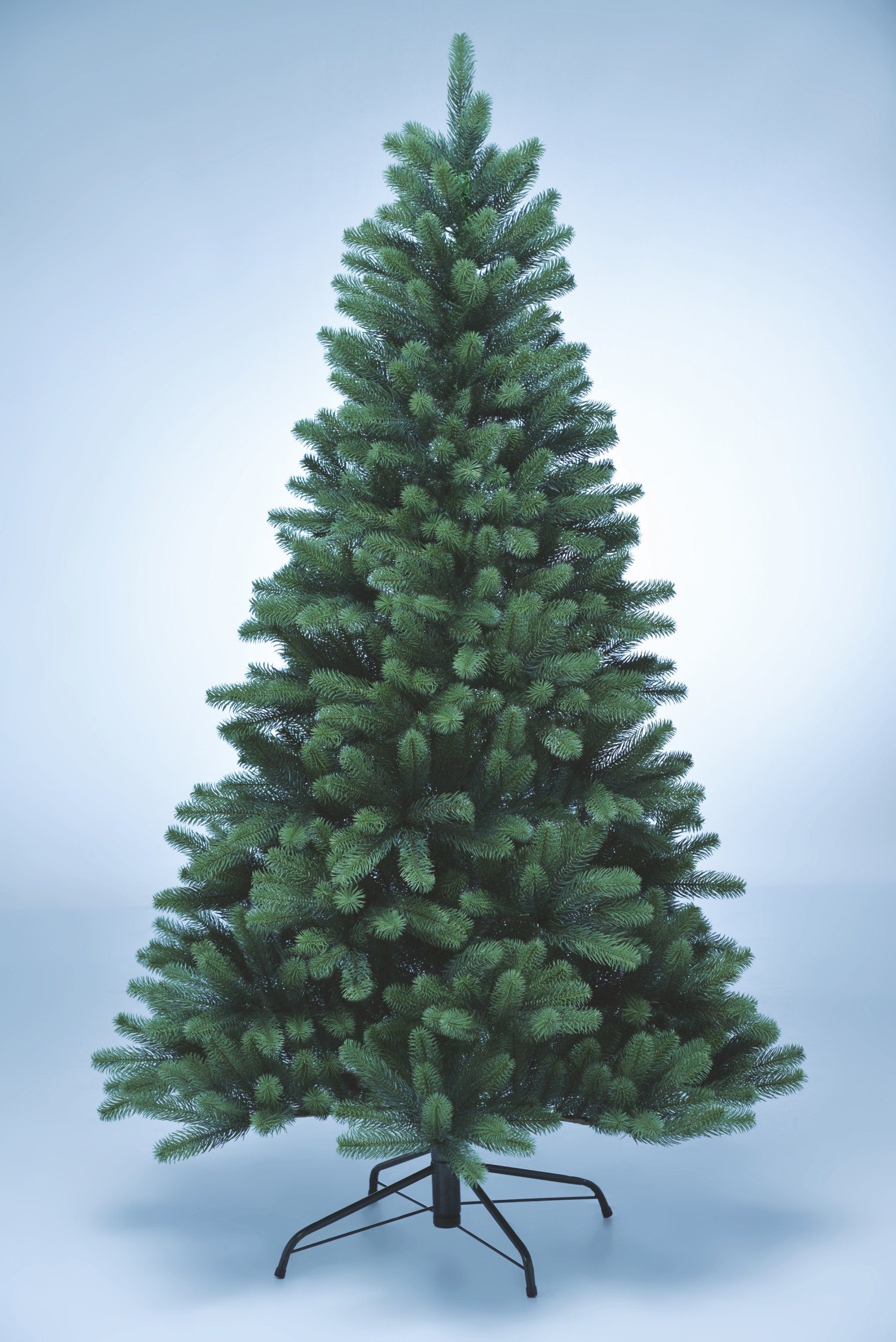 SCHAUMEX Künstlicher Weihnachtsbaum Premium Spritzguss Tanne Höhe 180 cm, Nordmanntanne, Hohe Qualität