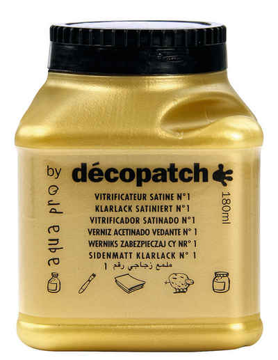 décopatch Klarlack Aquapro-Klarlack Seidenmatt, 180 ml