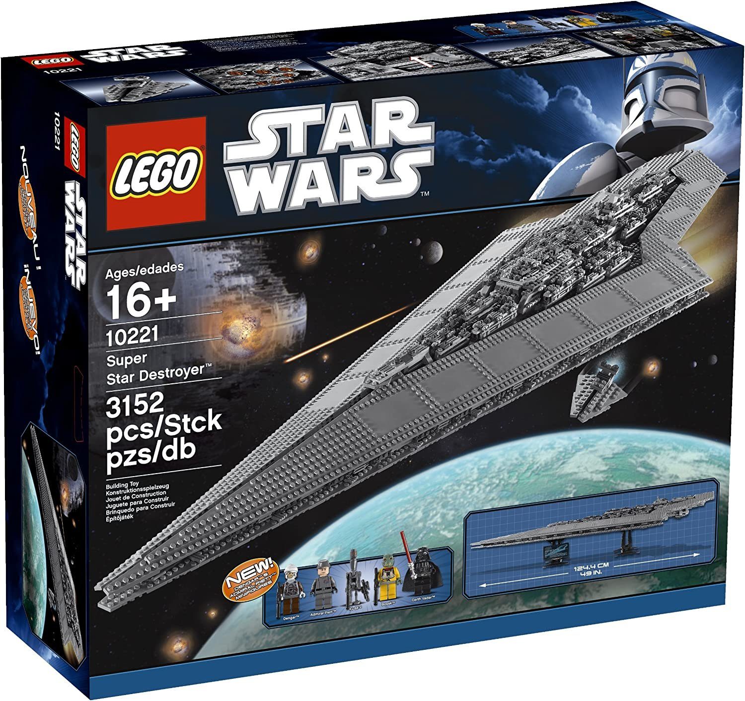 LEGO® Spielbausteine LEGO Star Wars 10221 Baustein-Set - Super Sternenzerstörer, (3152 St)