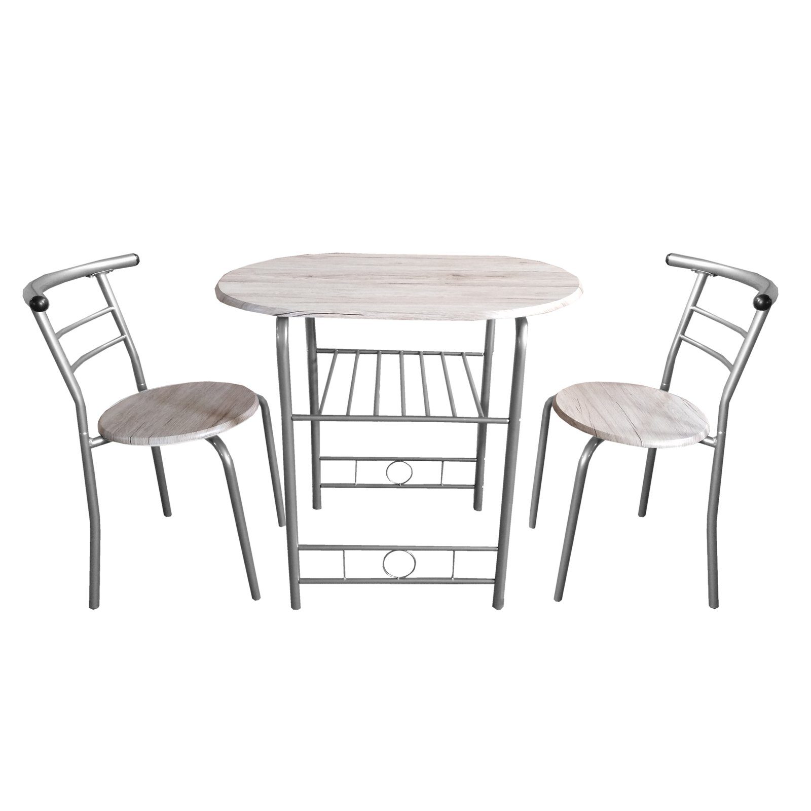 HTI-Living Küchentisch Tischgruppe San Remo Merit (Set, 3-St., 1 Tisch, 2 Stühle), Essgruppe 1 Tisch 2 Stühle