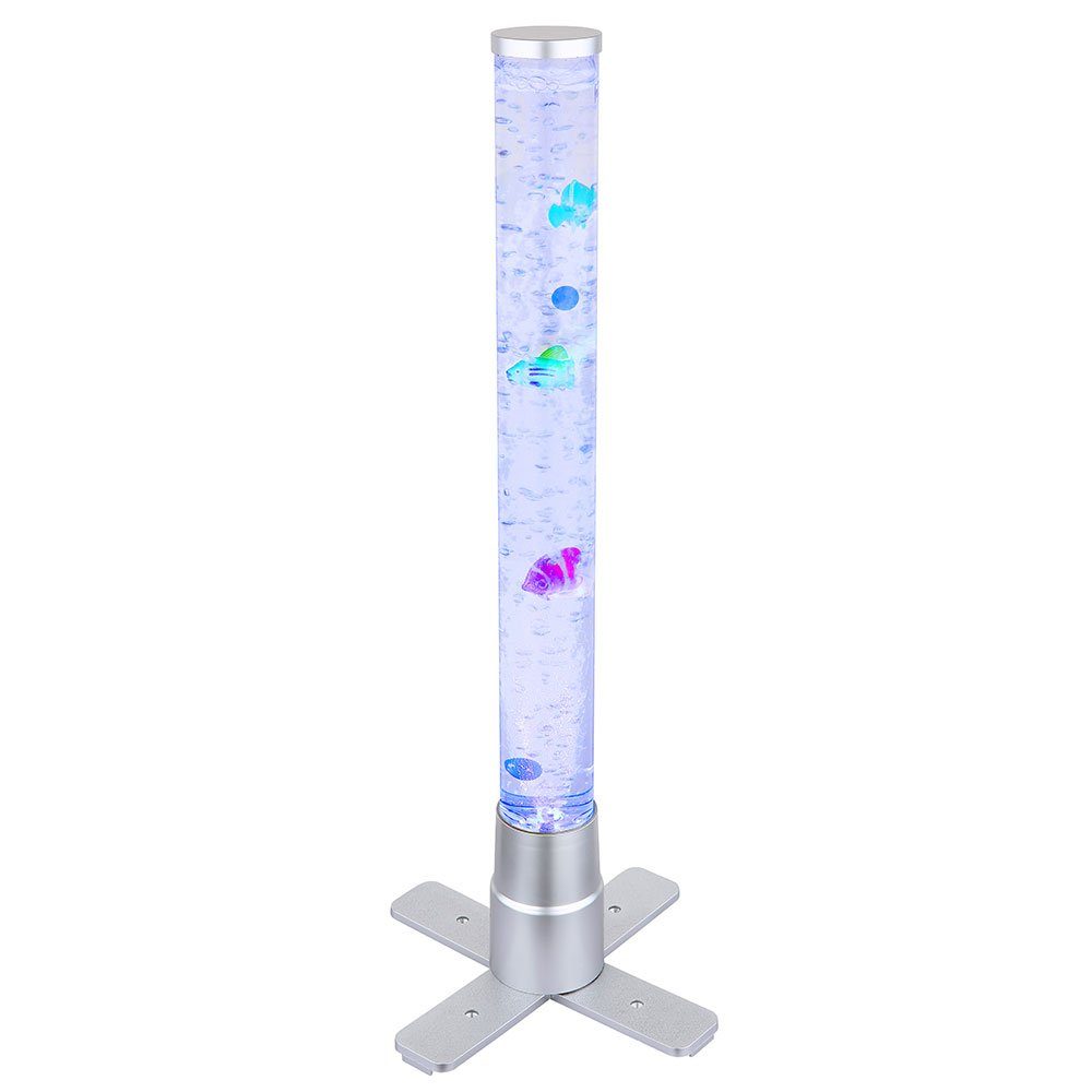 verbaut, Farbwechsel, fest Farbwechsel Sprudelsäule Globo Fische Wassersprudelsäule LED LED-Leuchtmittel Wassersäule LED RGB Stehlampe,