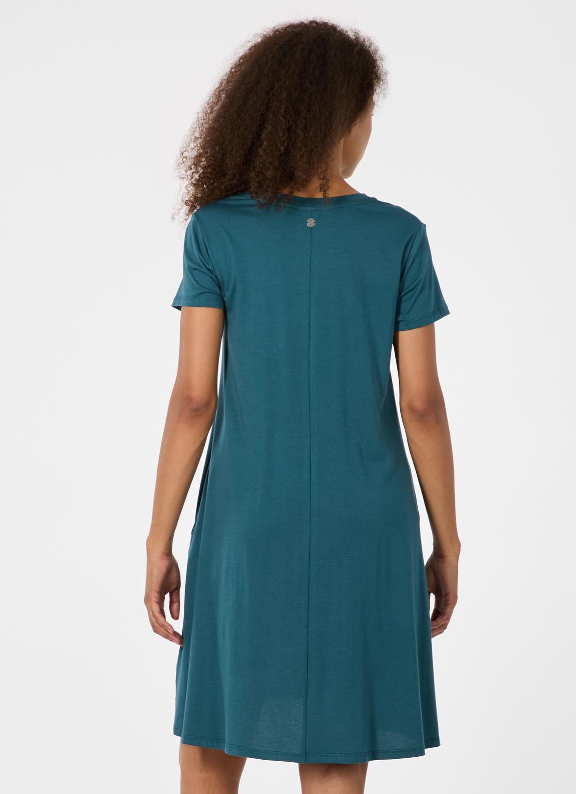 Ragwear Jerseykleid CHICKIE Fließende Baumwoll-Modal-Mischung mit Eingrifftaschen